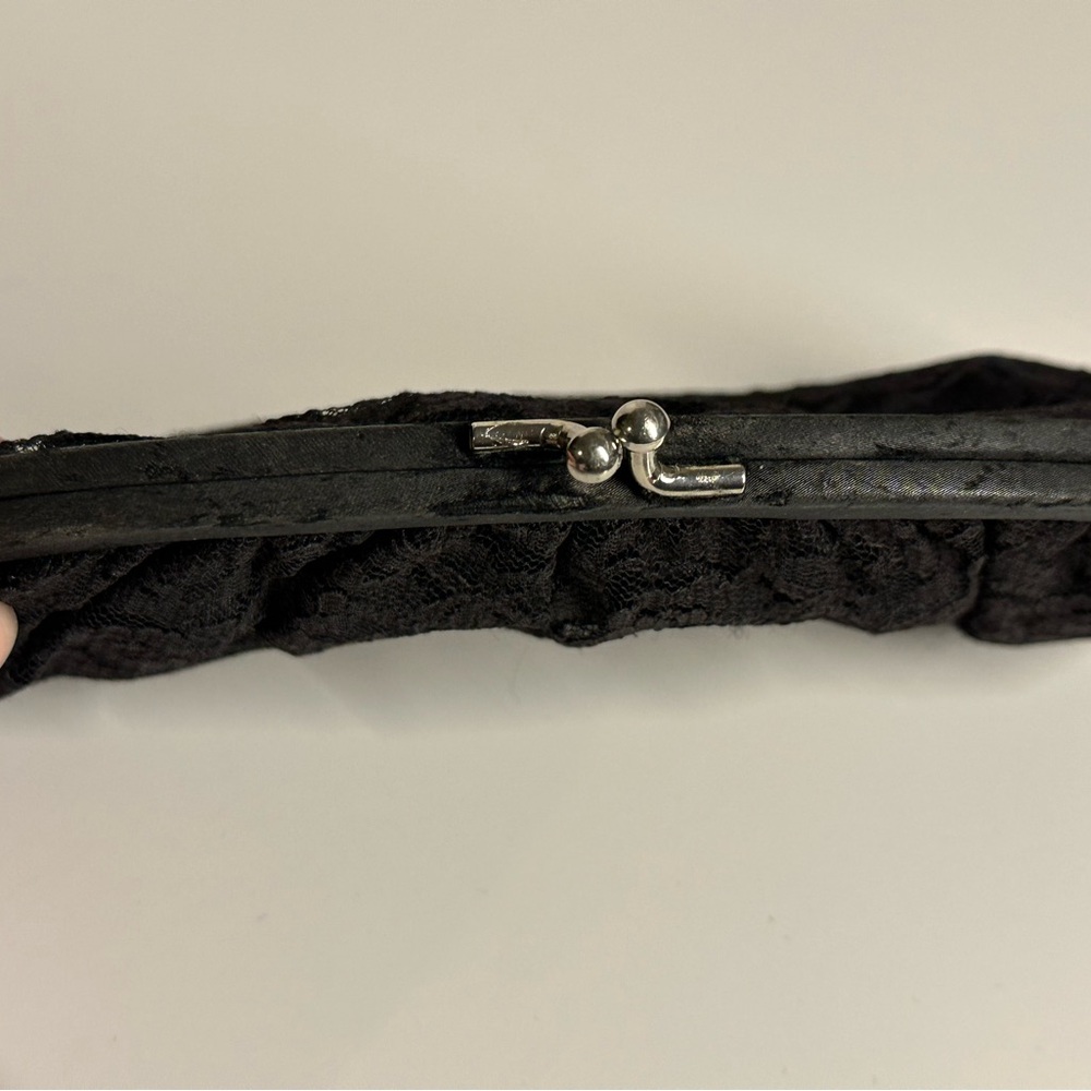 Vintage Black Lace Clutch - Picture 6 of 7
